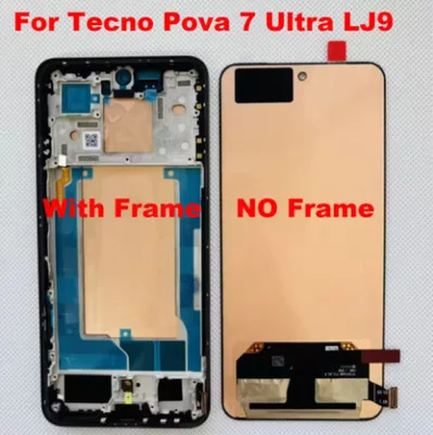 Tecno Pova 7 Ultra Ekran Dokunmatik SOFT OLED Kalite Ekran Çıtasız (Çerçevesiz)