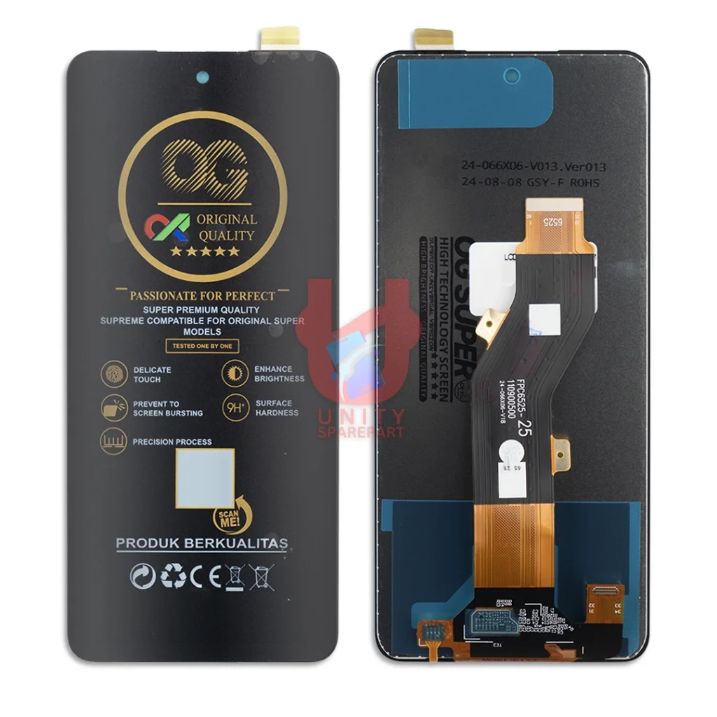 Tecno Smart 8 HD Çıtalı Ekran Dokunmatik Siyah Orijinal