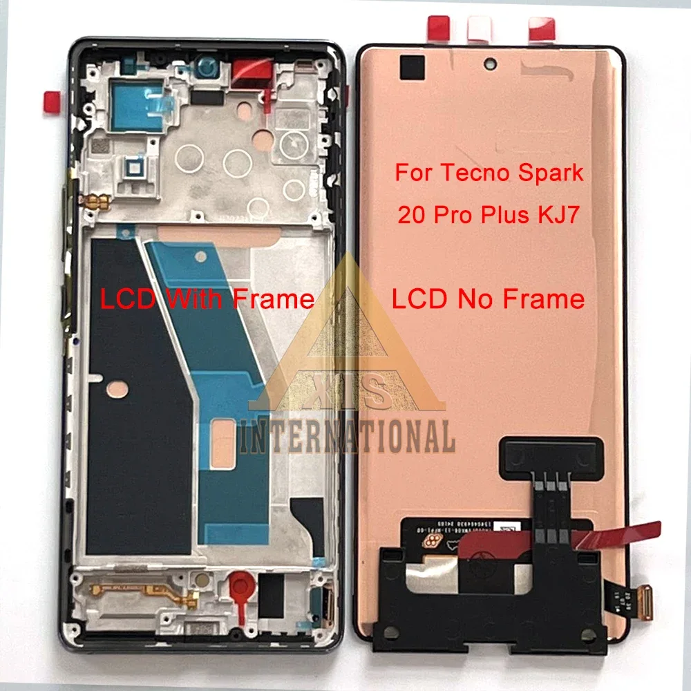 Tecno Spark 20 Pro Plus Ekran Dokunmatik SOFT OLED Kalite Ekran Çıtasız (Çerçevesiz)