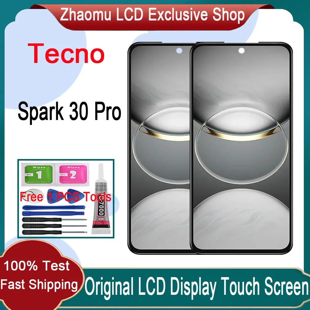Tecno Spark 30 Pro Ekran Dokunmatik OLED Çıtasız (Çerçevesiz)