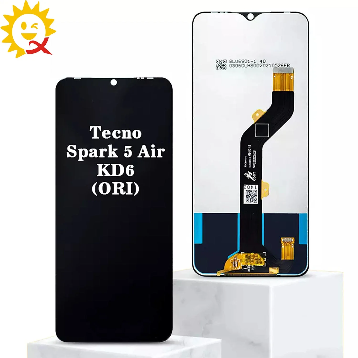 Tecno Spark 5 Ekran Dokunmatik Orijinal Çıtasız Ürün (Çerçevesiz)