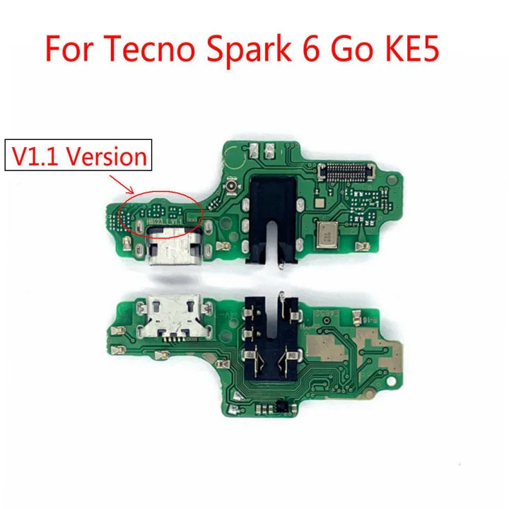 Tecno Spark 6 Go Şarj Soketli Mikrofon Bordu