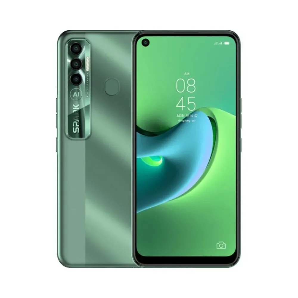 Tecno Spark 7 Pro Parmak İzi Yeşil