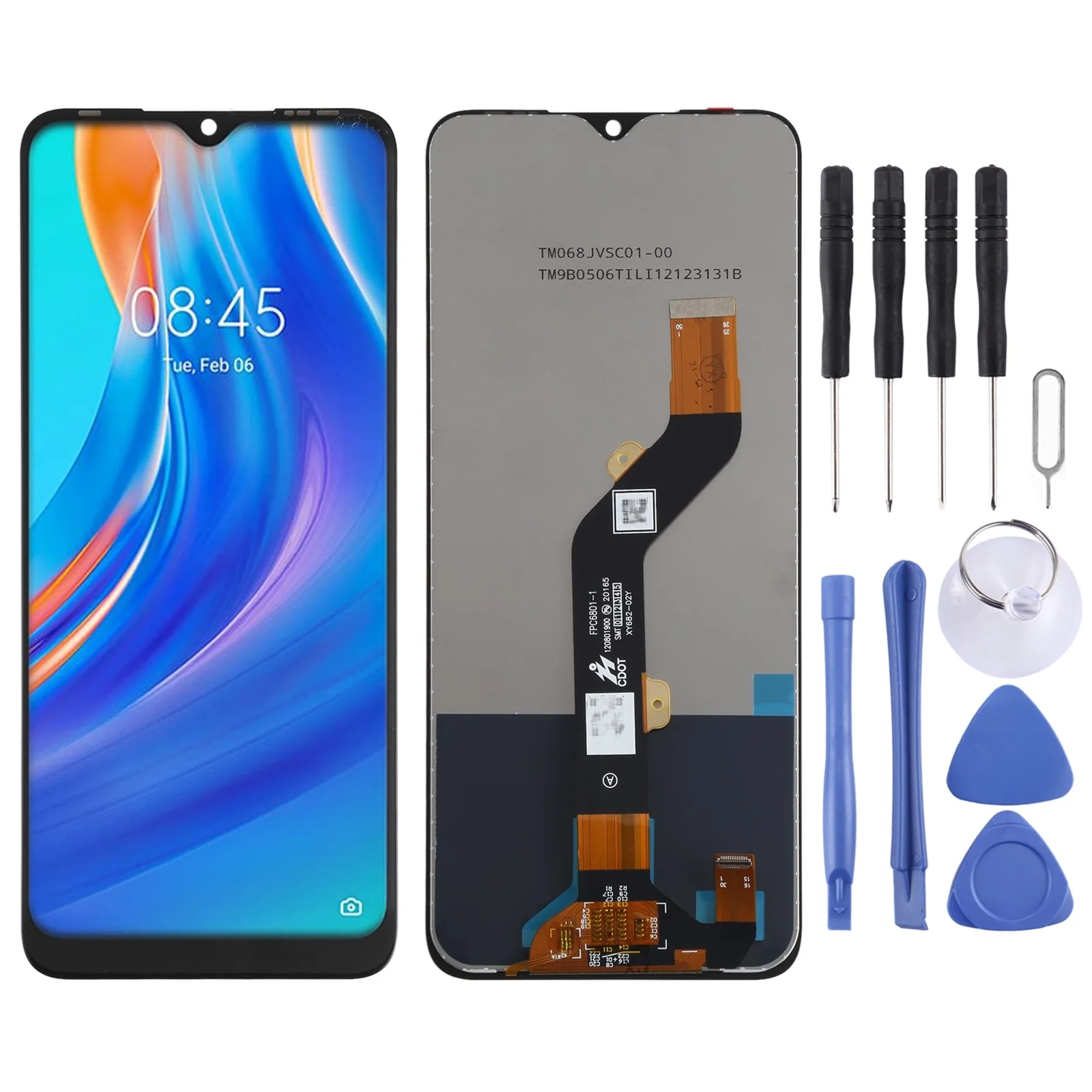 Tecno Spark 7P Ekran Dokunmatik Orijinal Çıtasız Ürün (Çerçevesiz)