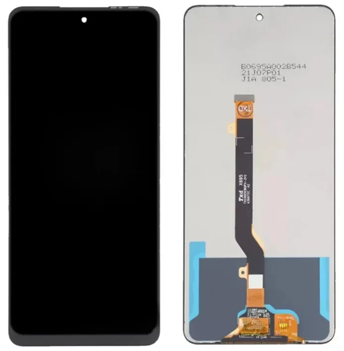 Tecno Spark 8P Çıtalı Ekran Dokunmatik Siyah Orijinal