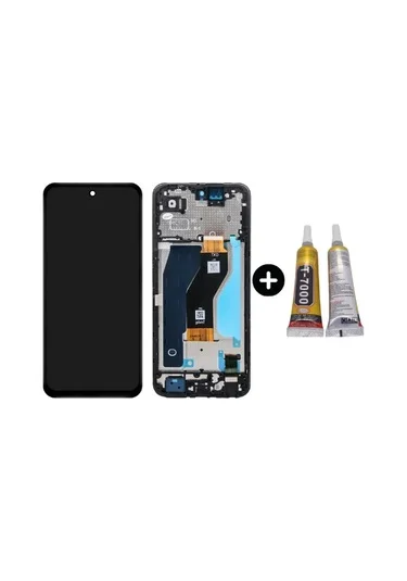 Tecno Spark 8T Çıtalı Ekran Dokunmatik Siyah Orijinal