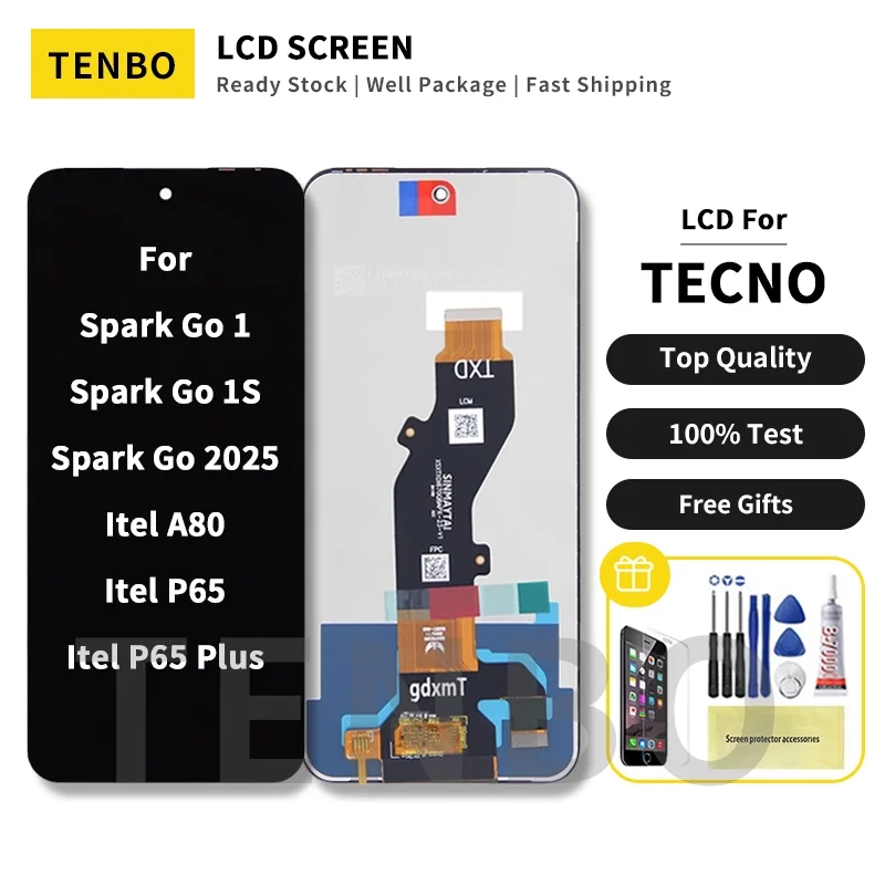 Tecno Spark Go 1 Ekran Dokunmatik Orijinal Çıtasız Ürün (Çerçevesiz)