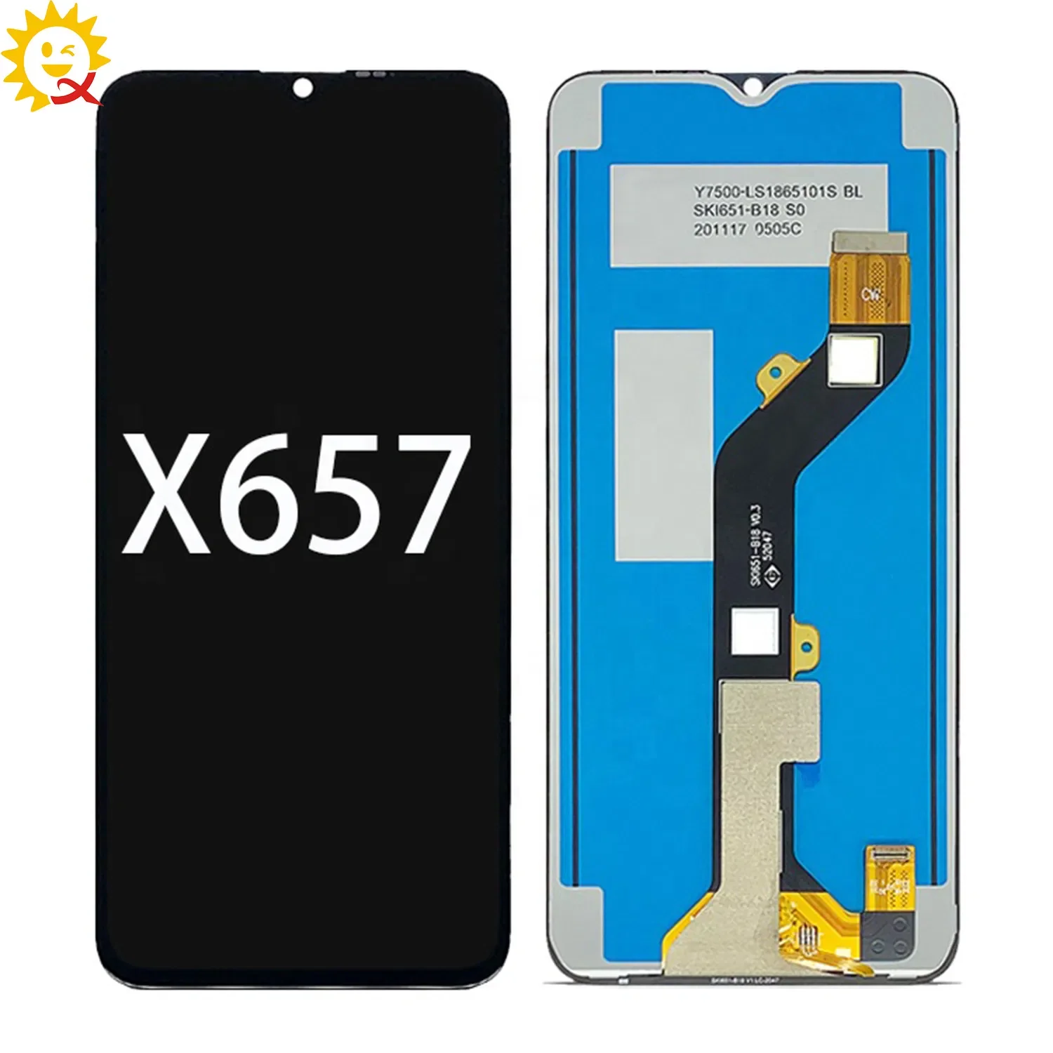 Tecno X657 Ekran Dokunmatik Orijinal Çıtasız Ürün (Çerçevesiz)