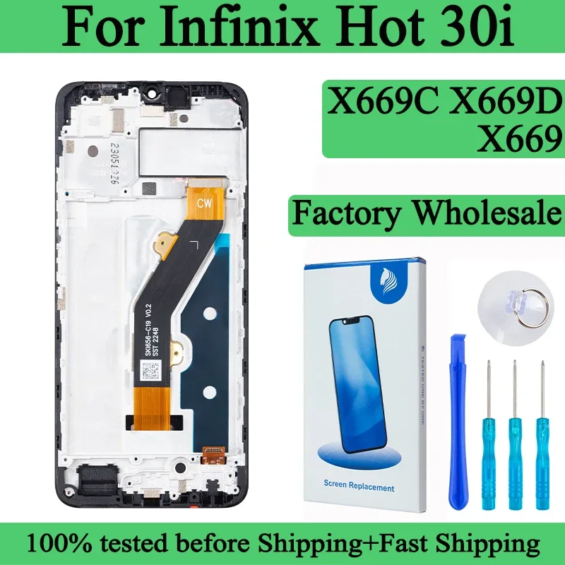 Tecno X669 Ekran Dokunmatik Orijinal Çıtasız Ürün (Çerçevesiz)