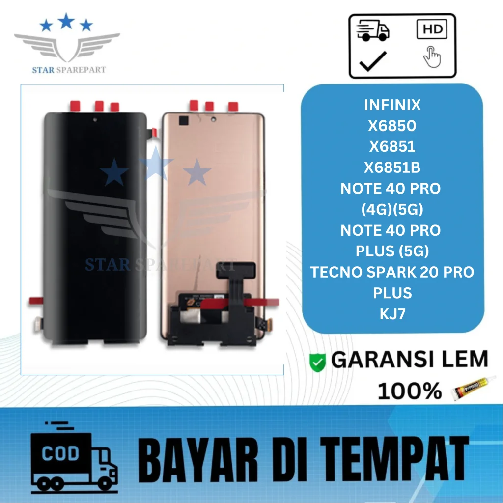 Tecno X6850 Ekran Dokunmatik A Plus Kalite Ürün Çıtasız (Çerçevesiz)