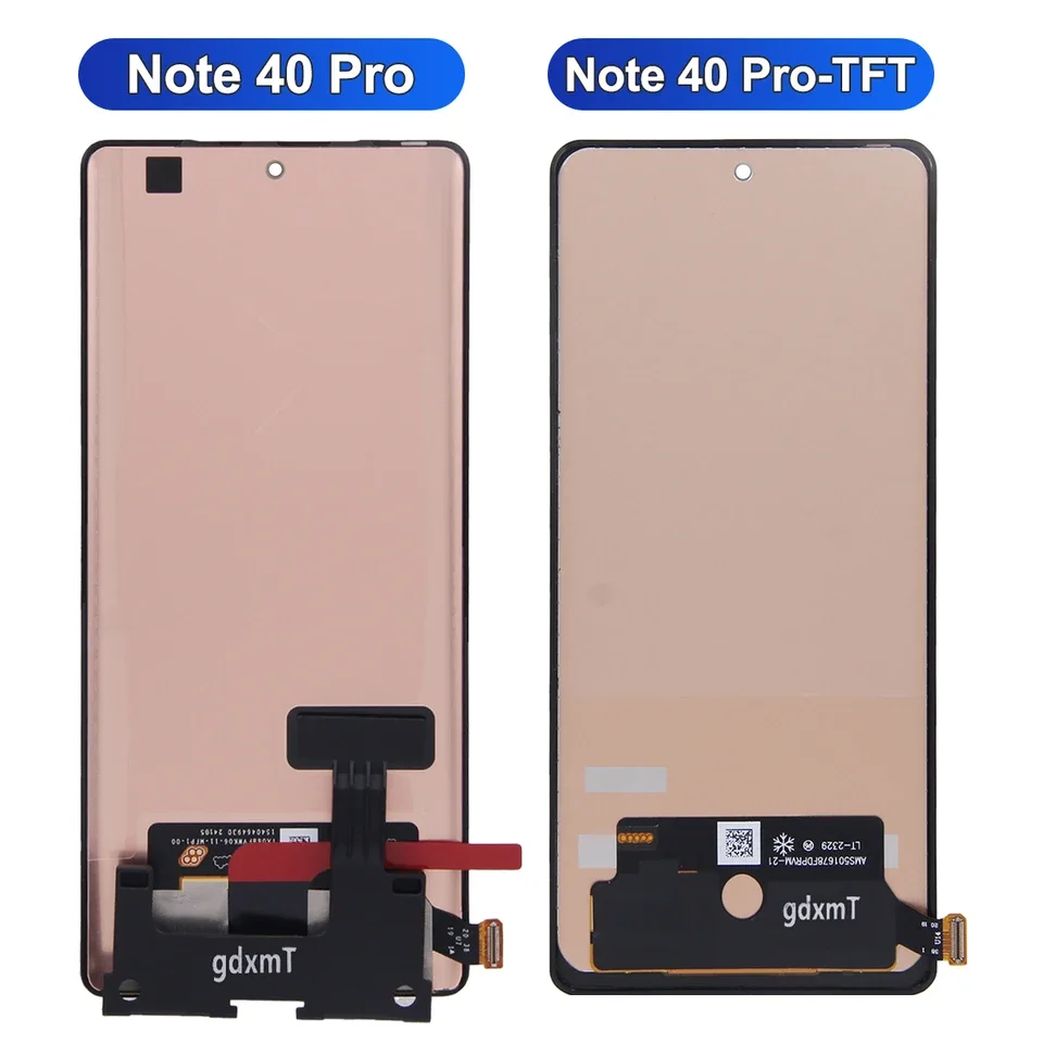 Tecno X6850 / Note 40 Pro 4G Çıtalı Ekran Dokunmatik Gold A Plus Kalite Ürün