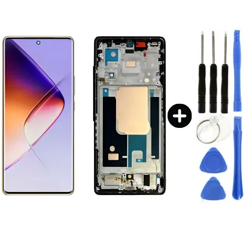 Tecno X6850 / Note 40 Pro 4G Çıtalı Ekran Dokunmatik Gold SOFT OLED Kalite Ekran