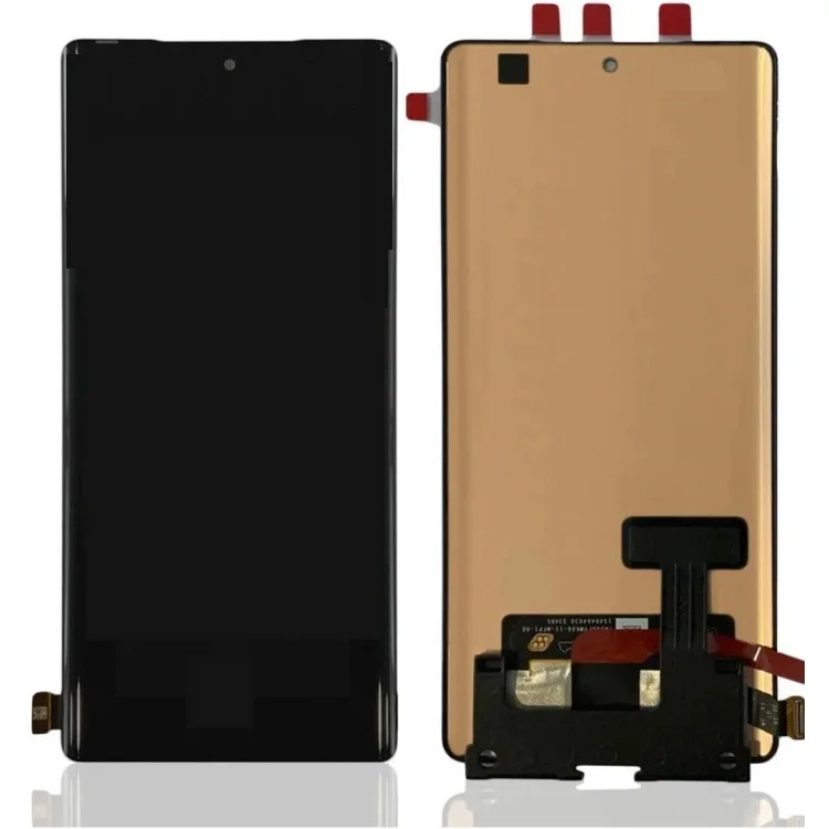 Tecno X6850 / Note 40 Pro 4G Çıtalı Ekran Dokunmatik Siyah SOFT OLED Kalite Ekran
