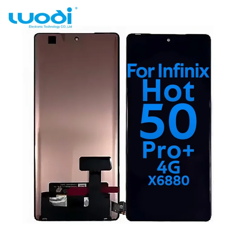 Tecno X6880 /ht 50 Pro Plus Çıtalı Ekran Dokunmatik Mor SOFT OLED Kalite Ekran