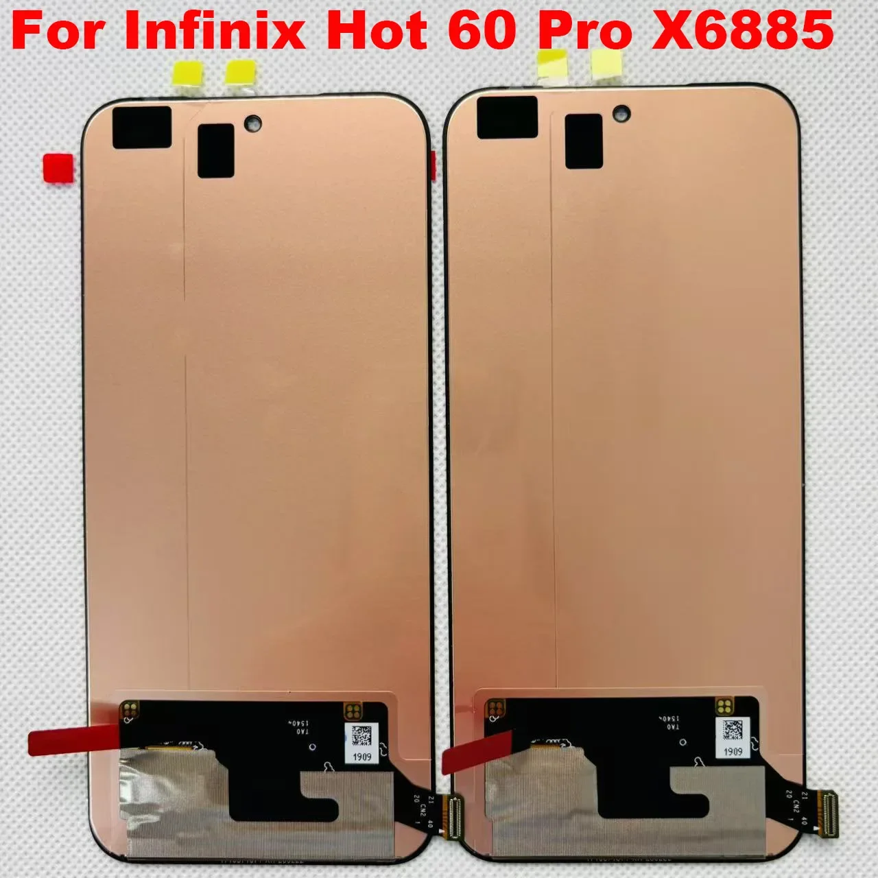 Tecno X6885 / Ht 60 Pro Çıtalı Ekran Dokunmatik SOFT OLED Kalite Ekran