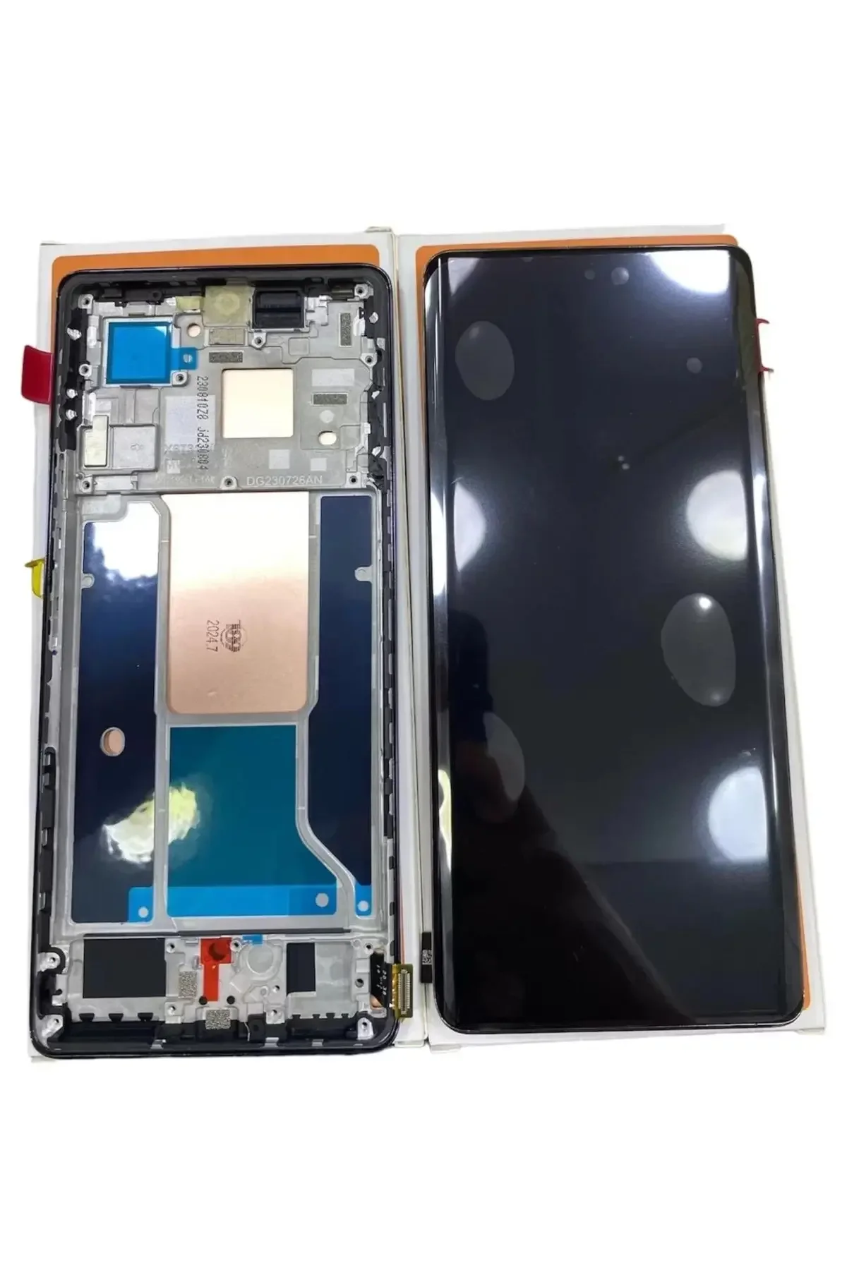 Tecno Zero 30 5G Çıtalı Ekran Dokunmatik Mor SOFT OLED Kalite Ekran
