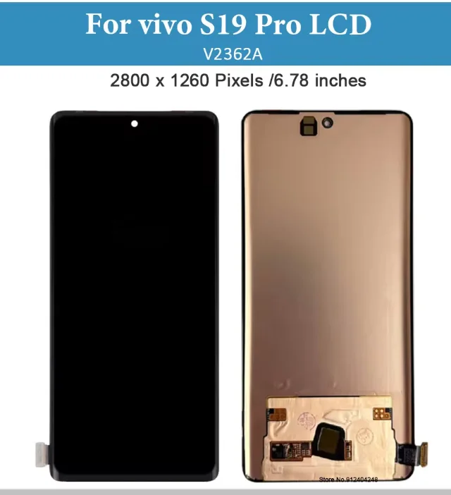 Vivo S19 Pro Ekran Dokunmatik SOFT OLED Kalite Ekran Çıtasız (Çerçevesiz)