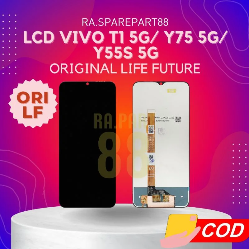 Vivo T1 5G Ekran Dokunmatik Orijinal Çıtasız Ürün (Çerçevesiz)