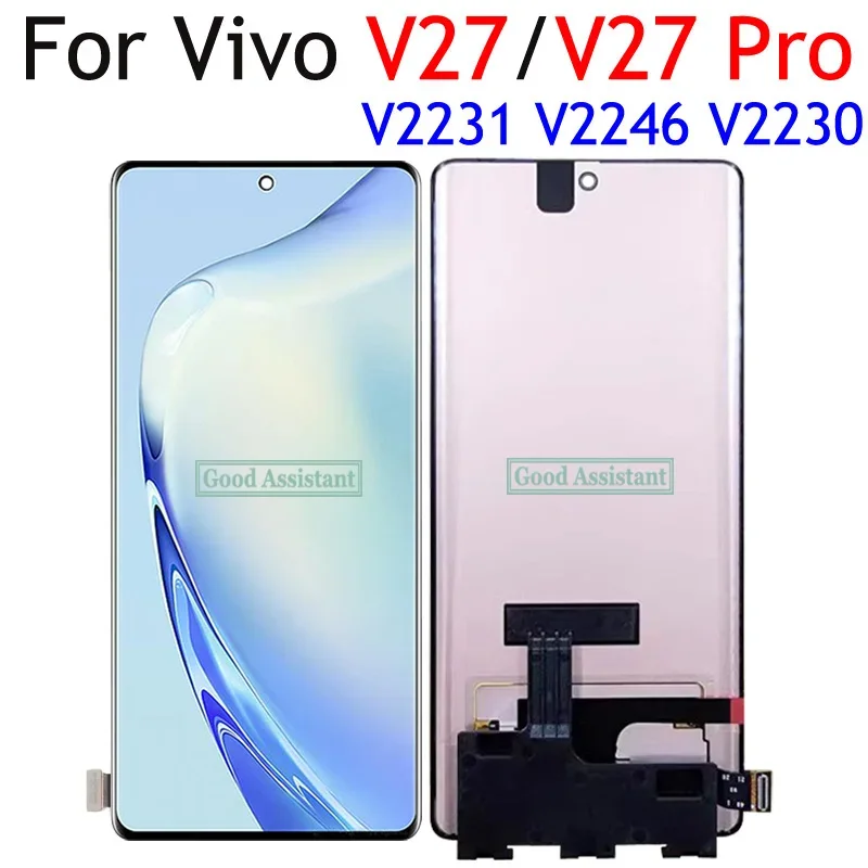 Vivo V27 Pro Ekran Dokunmatik Orijinal Çıtasız Ürün (Çerçevesiz)