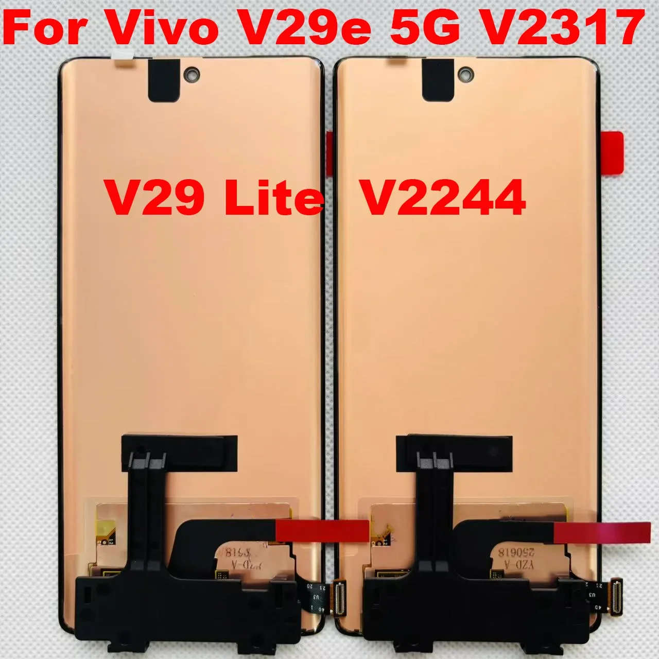 Vivo V29e 5G Edge Ekran Dokunmatik Orijinal Çıtasız Ürün (Çerçevesiz)
