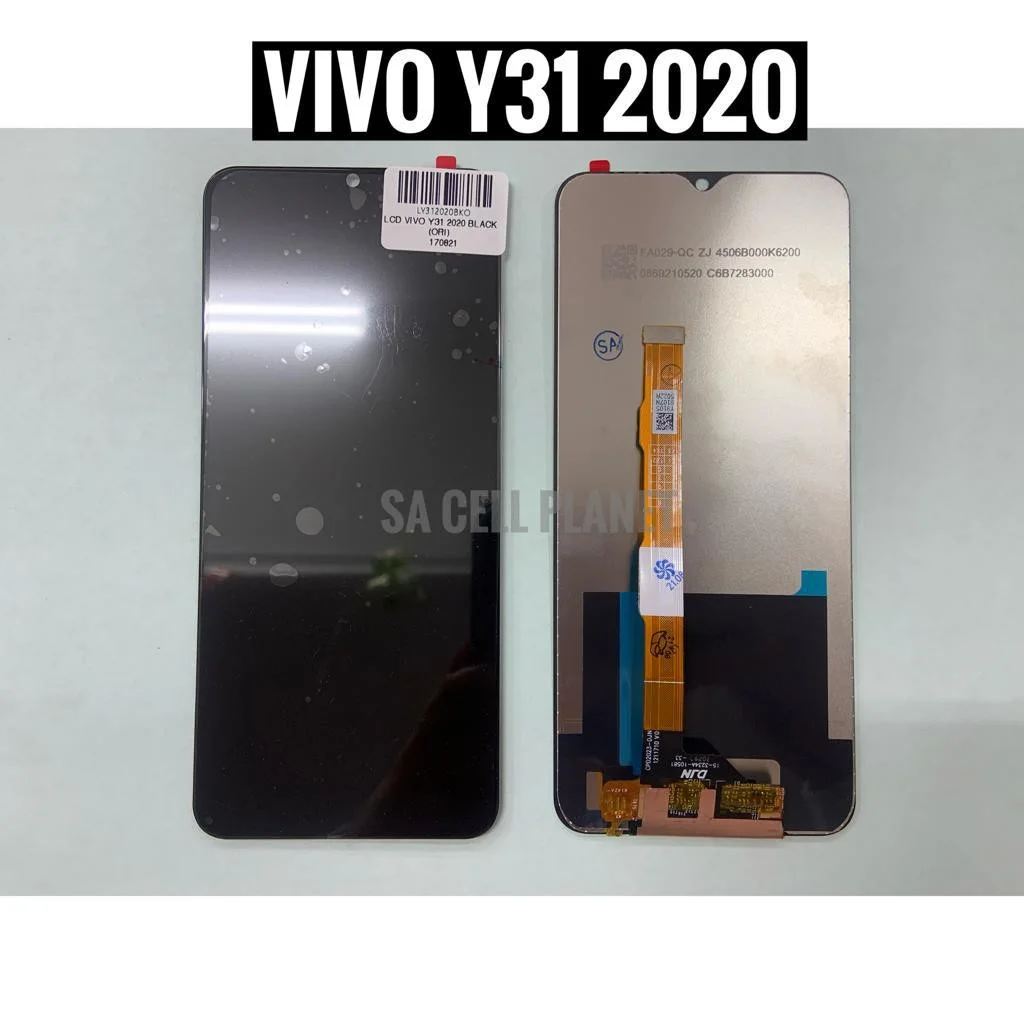 Vivo Y31 2020 Ekran Dokunmatik Orijinal Çıtasız Ürün (Çerçevesiz)