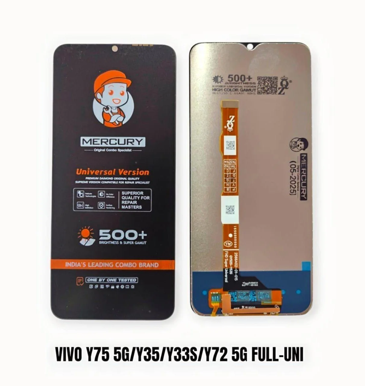 Vivo Y75 5G Ekran Dokunmatik Orijinal Çıtasız Ürün (Çerçevesiz)