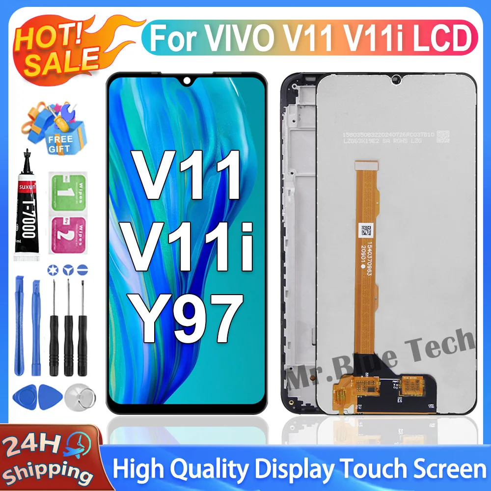 Vivo Y97 Ekran Dokunmatik Orijinal Çıtasız Ürün (Çerçevesiz)