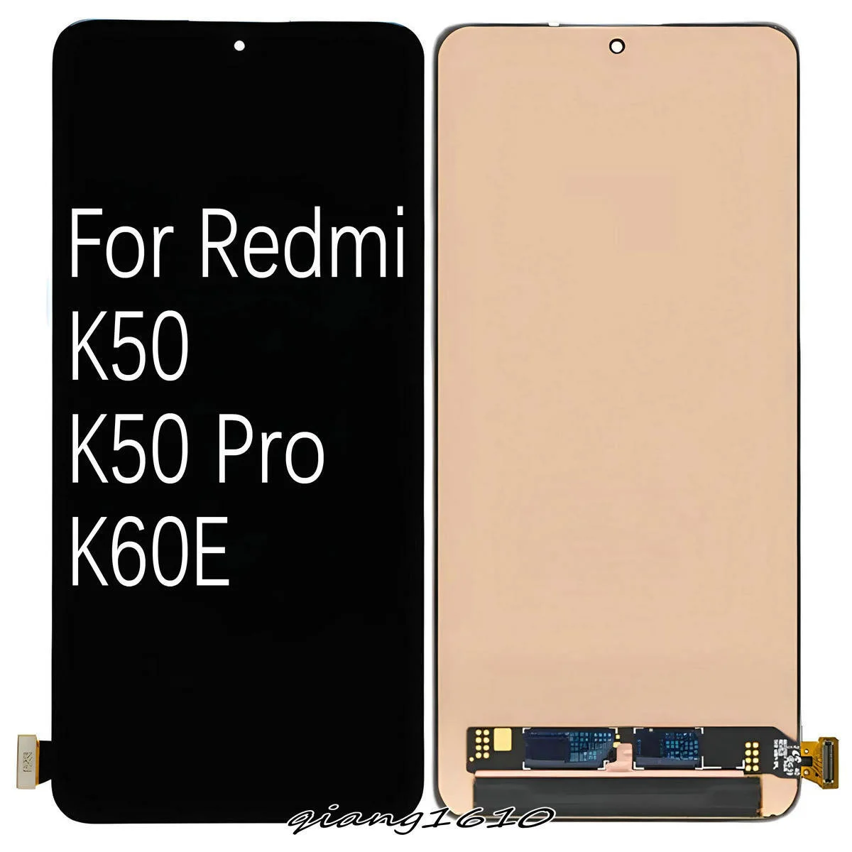 Xiaomi K50 Ekran Dokunmatik SOFT OLED Kalite Ekran Çıtasız (Çerçevesiz)