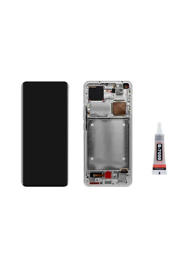 Xiaomi Mi 11 Ultra Çıtalı Ekran Dokunmatik Silver SOFT OLED Kalite Ekran