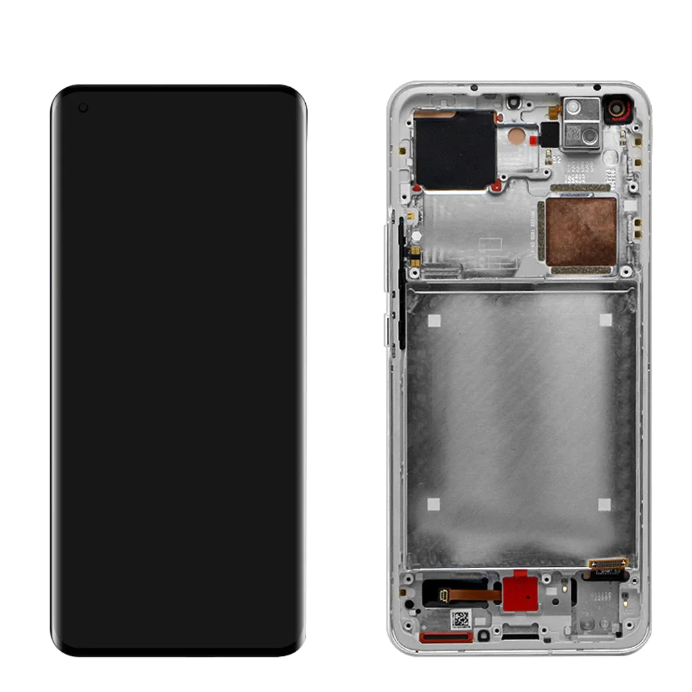 Xiaomi Mi 11 Ultra Çıtalı Ekran Dokunmatik Siyah SOFT OLED Kalite Ekran
