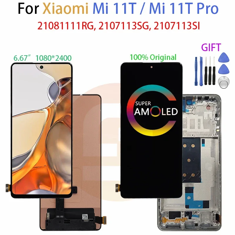 Xiaomi Mi 11T Ekran Dokunmatik A Plus Kalite Ürün Çıtasız (Çerçevesiz)
