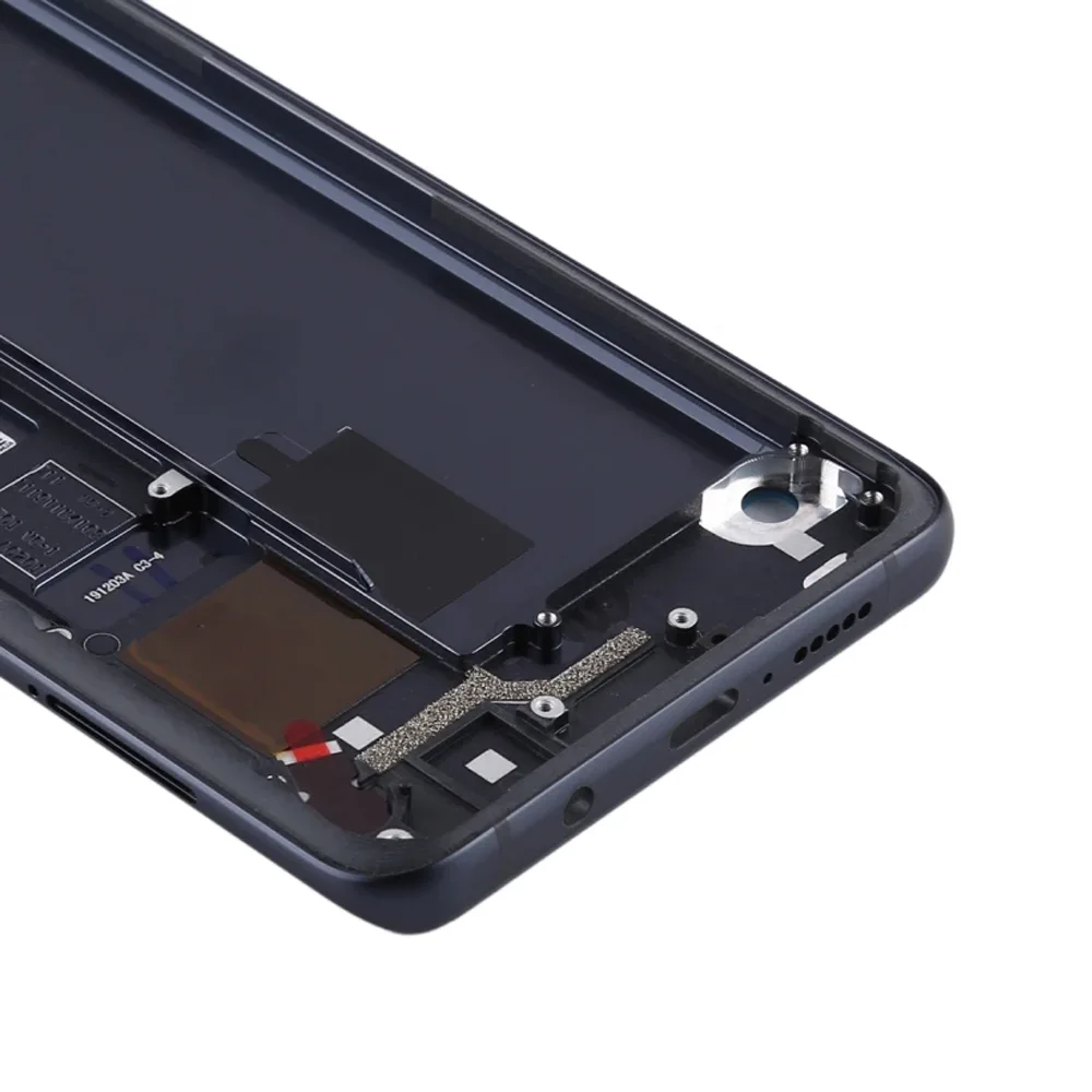 Xiaomi Mi Note 10 Lite Çıtalı Ekran Dokunmatik Siyah SOFT OLED Kalite Ekran