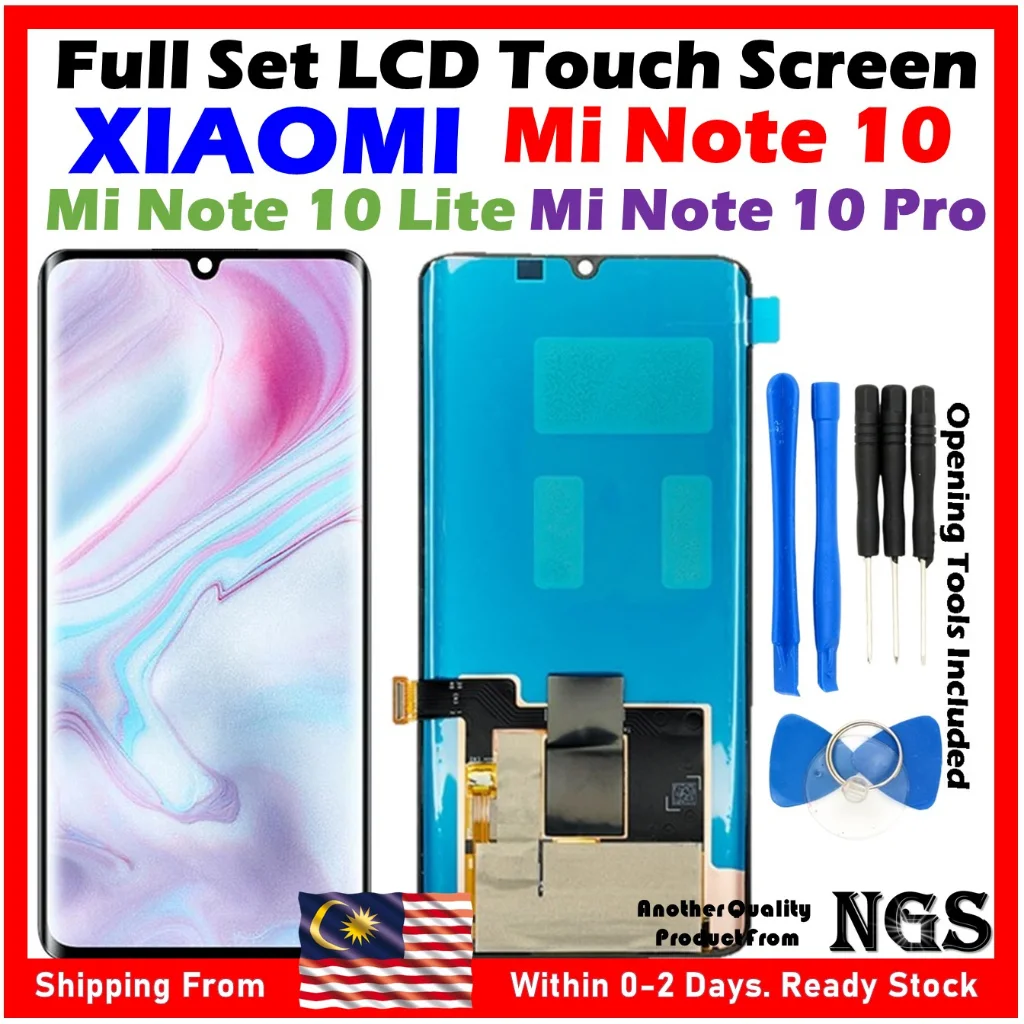 Xiaomi Mi Note 10 Lite Ekran Dokunmatik SOFT OLED Kalite Ekran Çıtasız (Çerçevesiz)