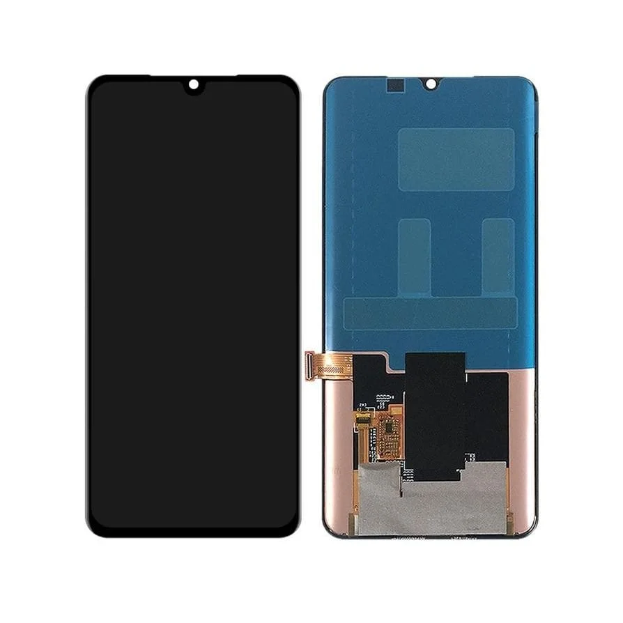 Xiaomi Mi Note 10 Pro Çıtalı Ekran Dokunmatik Siyah SOFT OLED Kalite Ekran