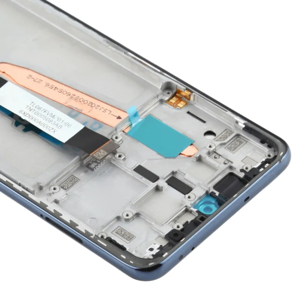 Xiaomi Poco X3 Çıtalı Ekran Dokunmatik Mavi Orijinal