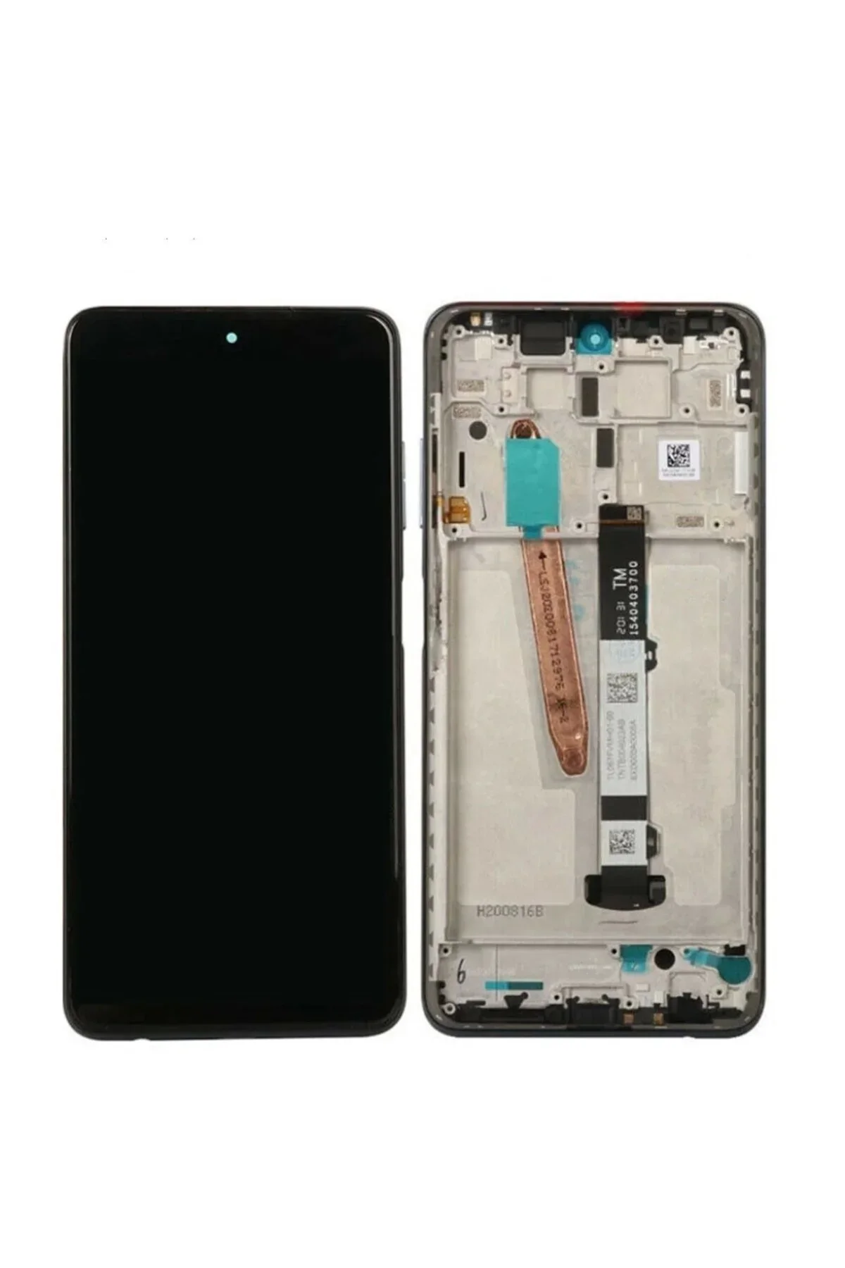 Xiaomi Poco X3 Çıtalı Ekran Dokunmatik Siyah Orijinal