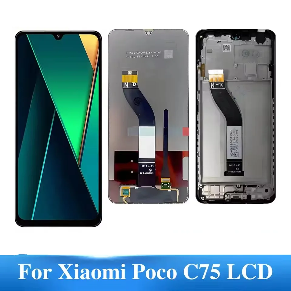 Xiaomi Pococo C75 Çıtalı Ekran Dokunmatik Siyah Orijinal