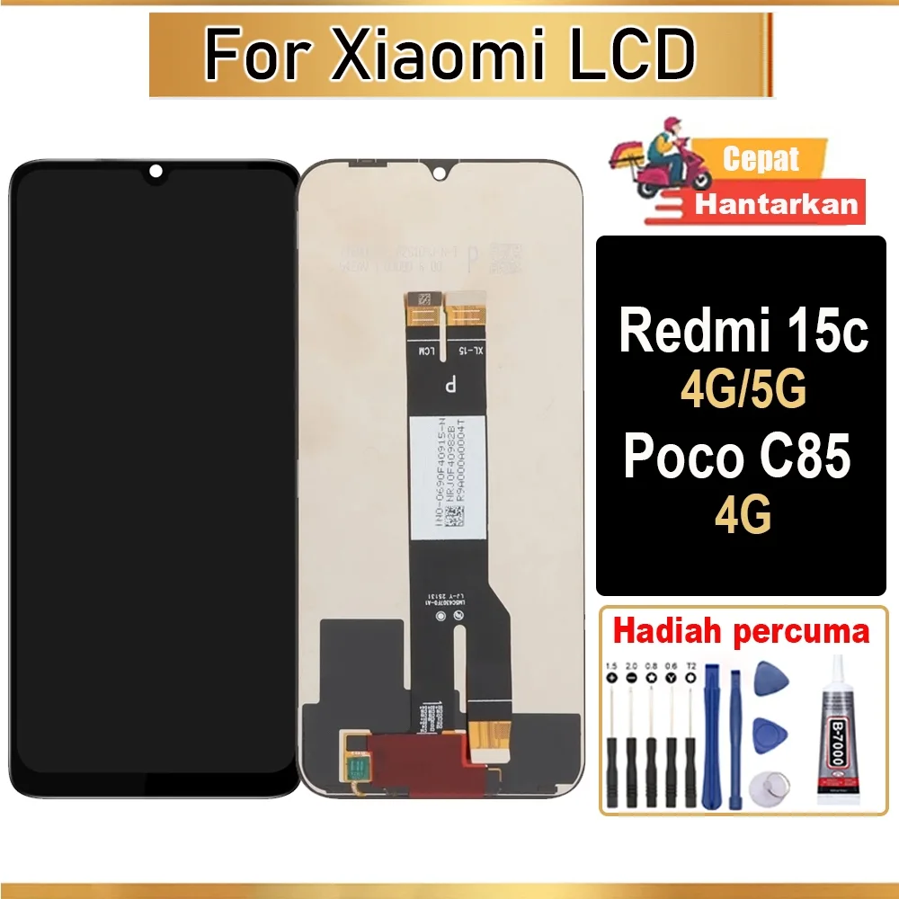 Xiaomi Pococo C85 Eu Ekran Dokunmatik Orijinal Çıtasız Ürün (Çerçevesiz)