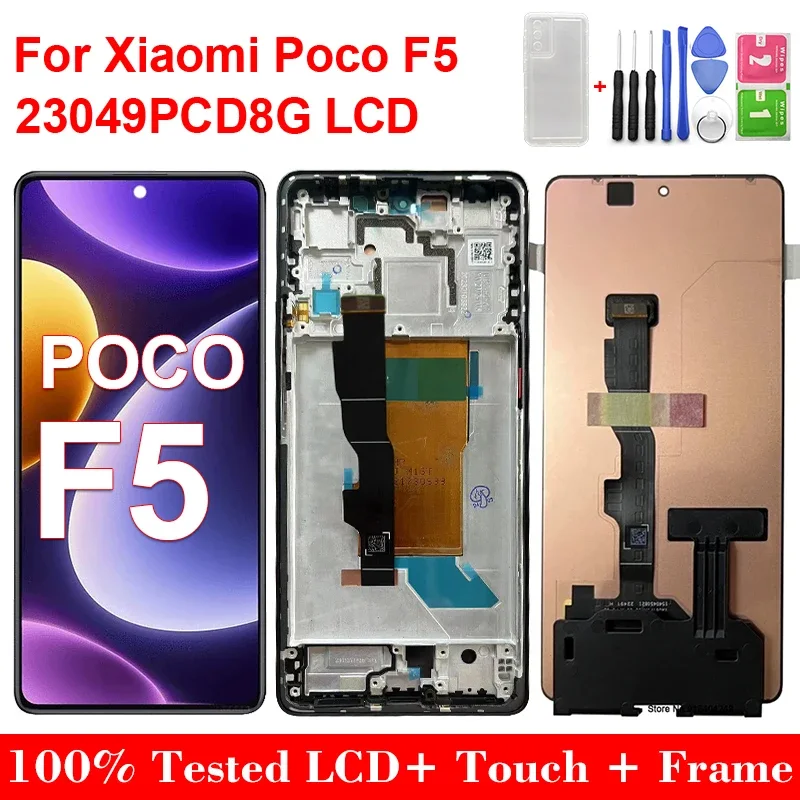 Xiaomi Pococo F5 Ekran Dokunmatik A Plus Kalite Ürün Çıtasız (Çerçevesiz)