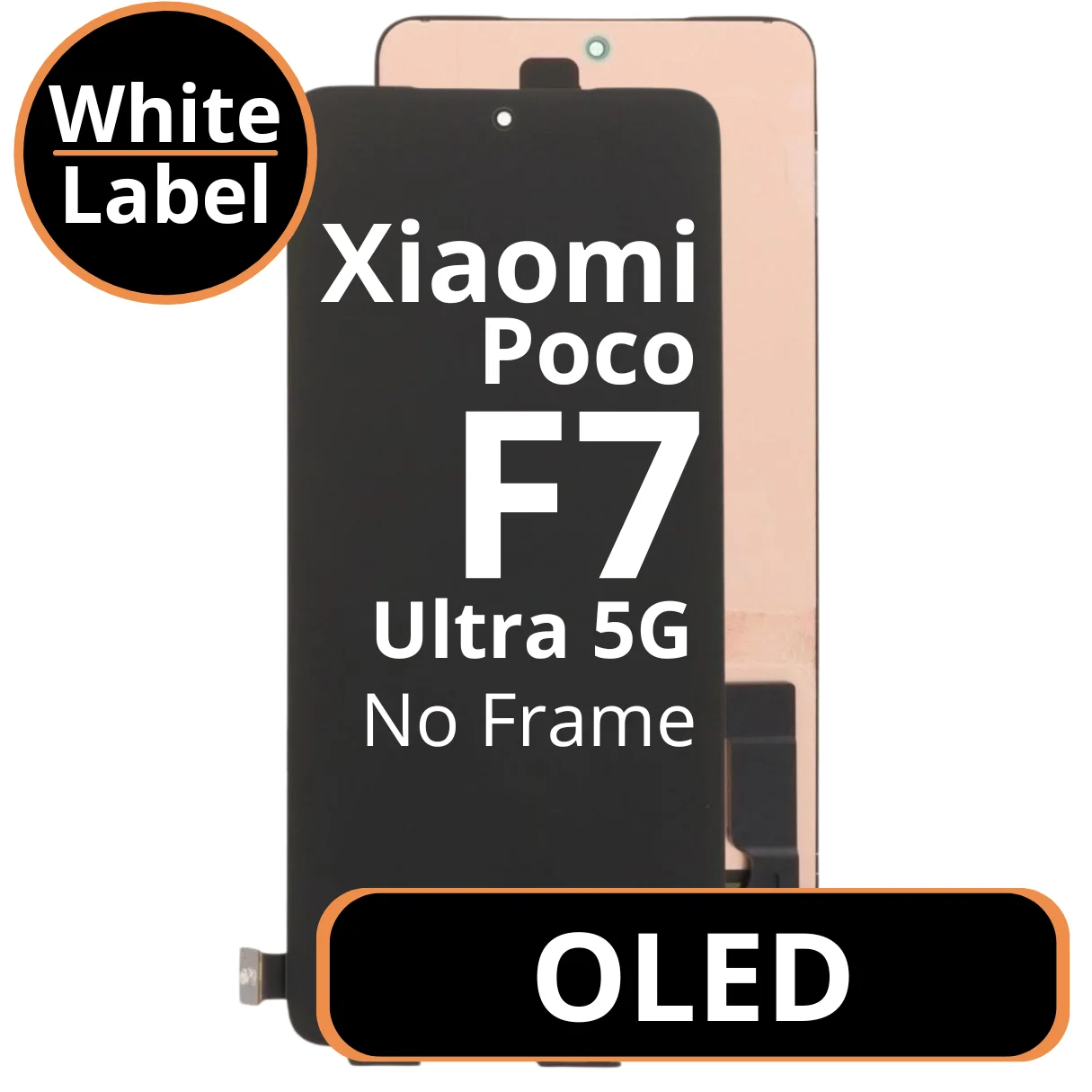 Xiaomi Pococo F7 Ultra Ekran Dokunmatik SOFT OLED Kalite Ekran Çıtasız (Çerçevesiz)