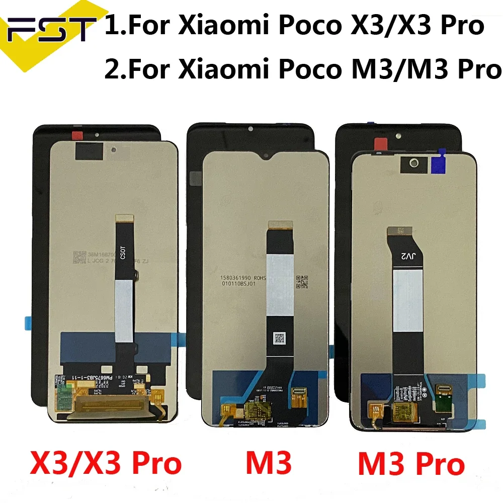 Xiaomi Pococo M3 Ekran Dokunmatik Orijinal Çıtasız Ürün (Çerçevesiz)