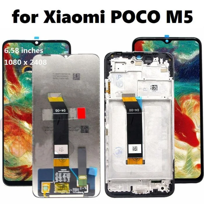Xiaomi Pococo M5 Ekran Dokunmatik Orijinal Çıtasız Ürün (Çerçevesiz)