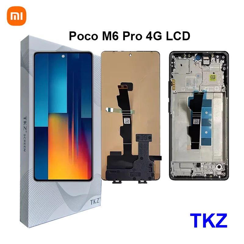 Xiaomi Pococo M6 Pro 4G Ekran Dokunmatik SOFT OLED Kalite Ekran Çıtasız (Çerçevesiz)