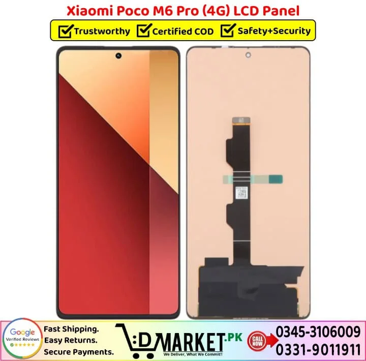 Xiaomi Pococo M6 Pro 4G Ekran Dokunmatik SOFT OLED Kalite Ekran Çıtasız (Çerçevesiz)