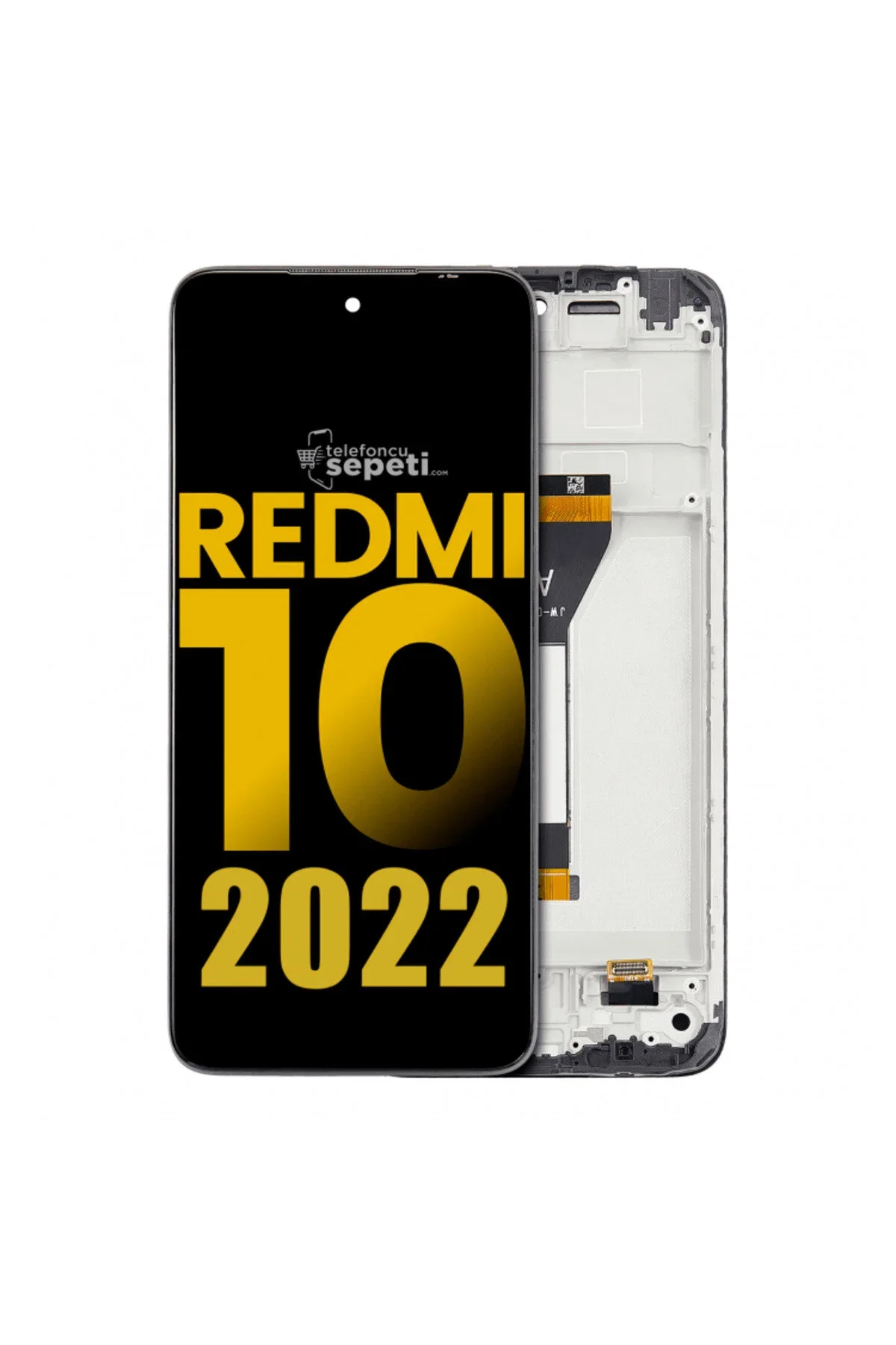 Xiaomi Redmi 10 2022 Çıtalı Ekran Dokunmatik Siyah Orijinal