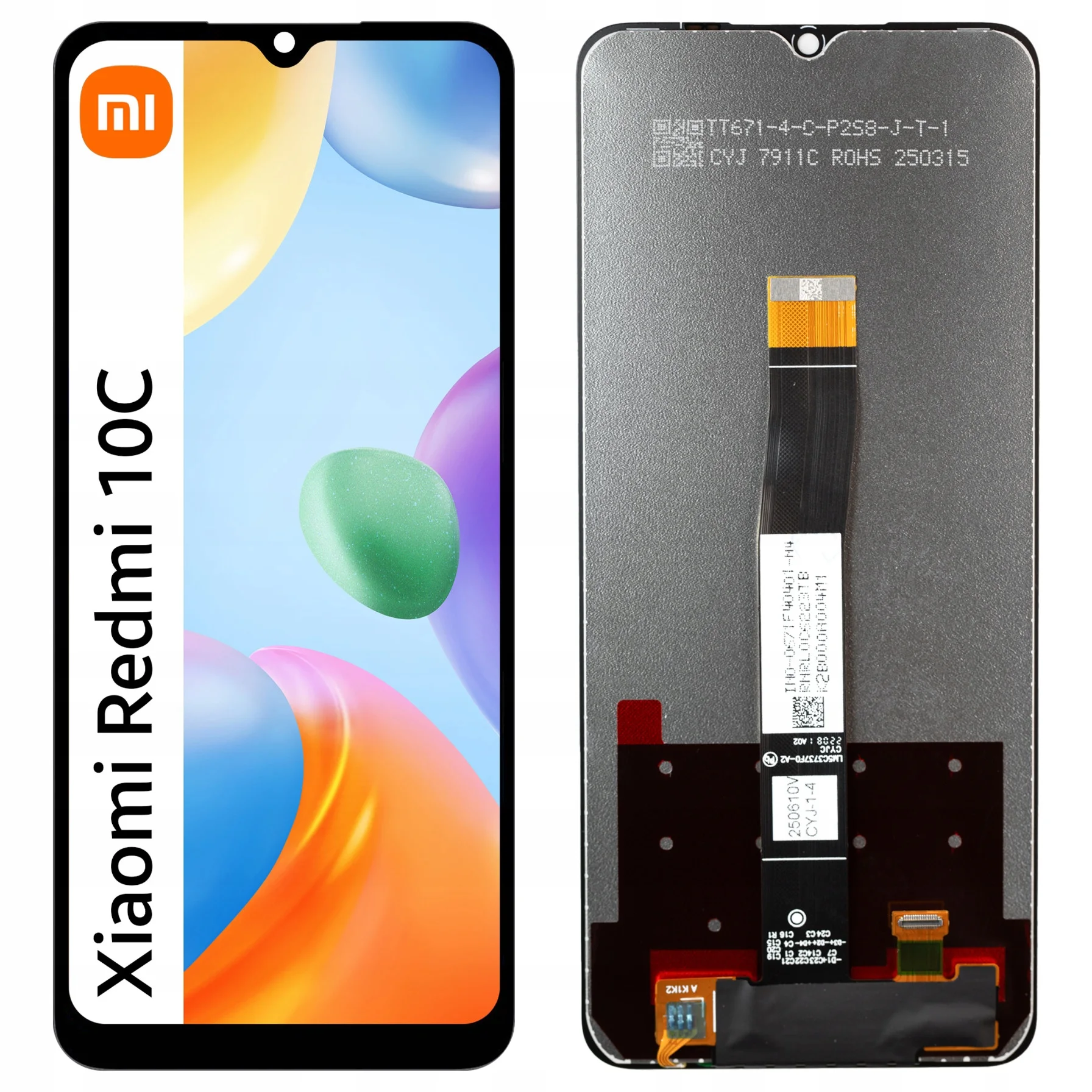 Xiaomi Redmi 10C Çıtalı Ekran Dokunmatik Orijinal