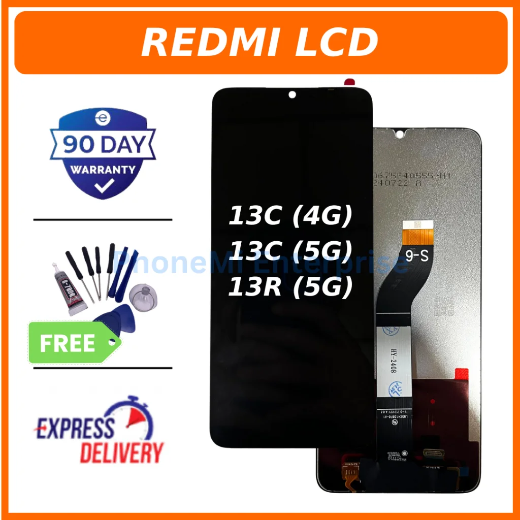 Xiaomi Redmi 13C 5G Ekran Dokunmatik Orijinal Çıtasız Ürün (Çerçevesiz)