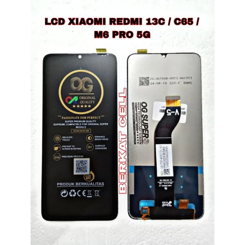 Xiaomi Redmi 13C 5G Ekran Dokunmatik Orijinal Çıtasız Ürün (Çerçevesiz)