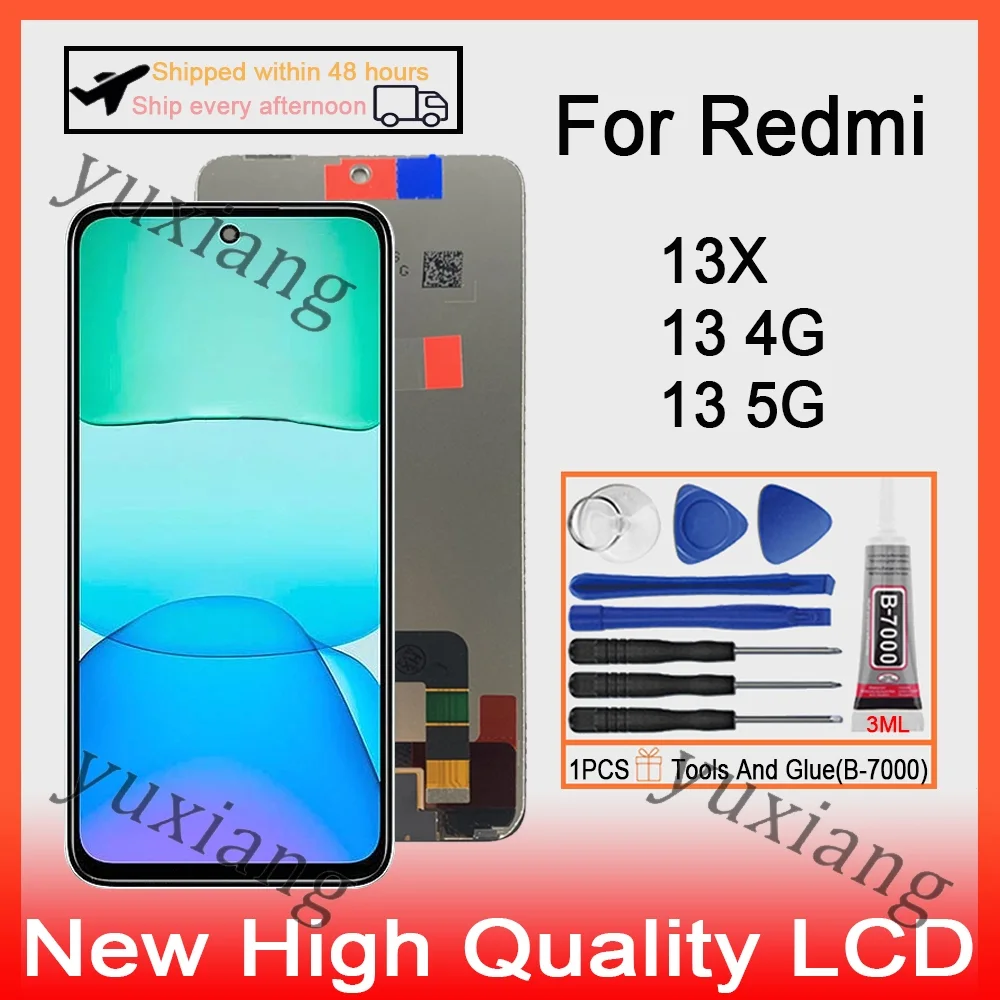 Xiaomi Redmi 13X Ekran Dokunmatik Orijinal Çıtasız Ürün (Çerçevesiz)
