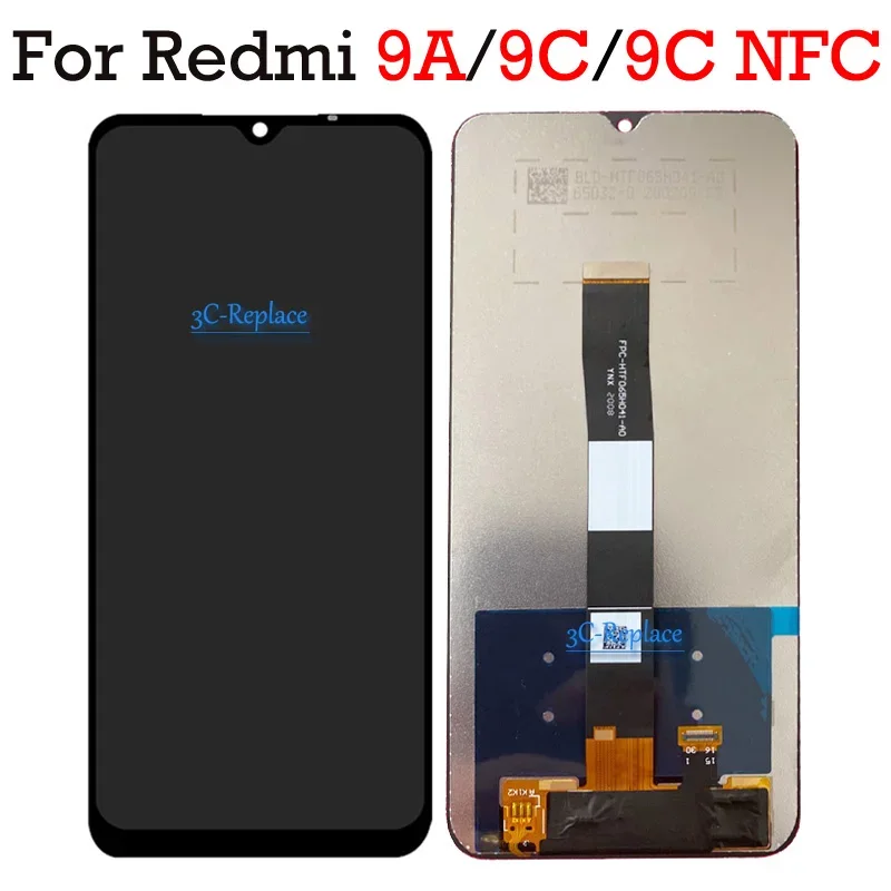 Xiaomi Redmi 9a/9c Çıtalı Ekran Dokunmatik Siyah Orijinal